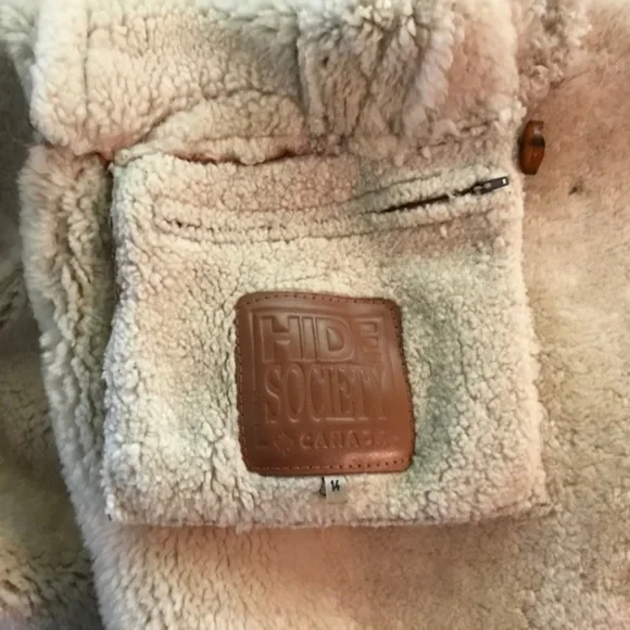 Hide Society Canada genuine Sheepskin jacket WARM authentication included - Picture 5 of 8